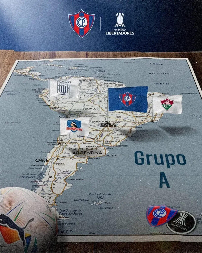 El posteo de Cerro Porteño que causó indignación en Argentina (@CCP1912oficial)