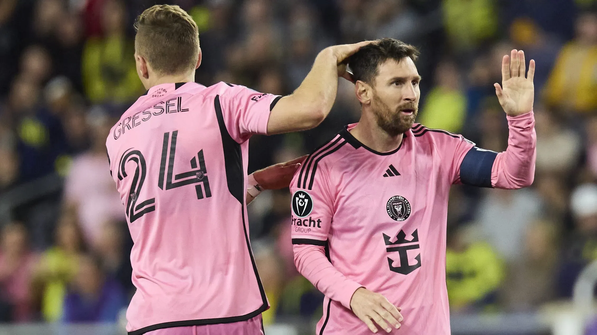 Gressel (30) y Messi (36) son dos de los veteranos del plantel de Inter Miami. (Foto: Getty)