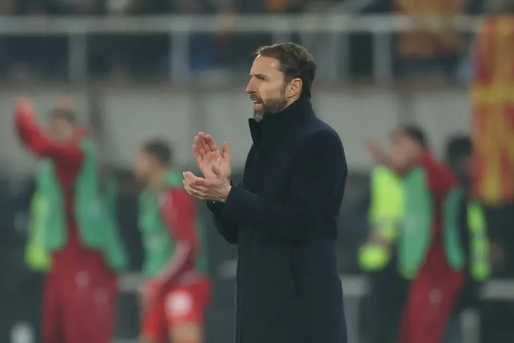 Gareth Southgate lleva varios años al frente del Seleccionado inglés, pero sin títulos que lo respalden. (Photo by Alex Grimm/Getty Images)