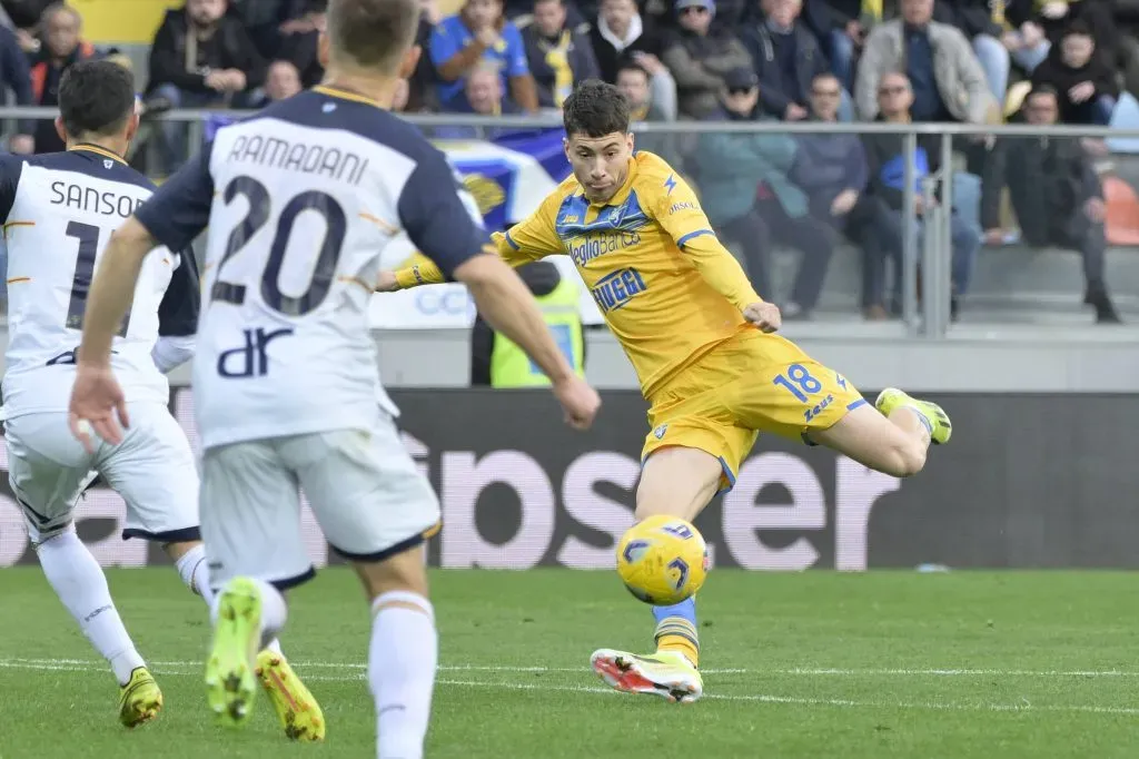 Matías Soulé lleva anotados 10 goles en Frosinone.