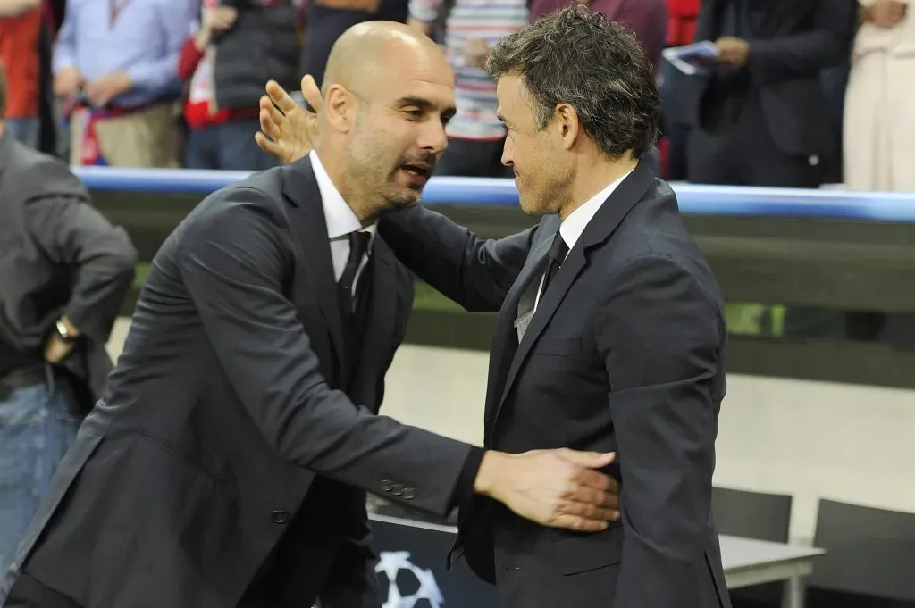 Cruzarse con Guardiola en la final sería especial para Luis Enrique. Imago