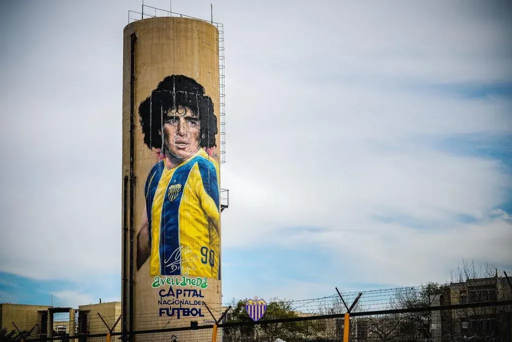 La imagen que se puede observar desde el estadio de Dock Sud. Foto Dock Sud