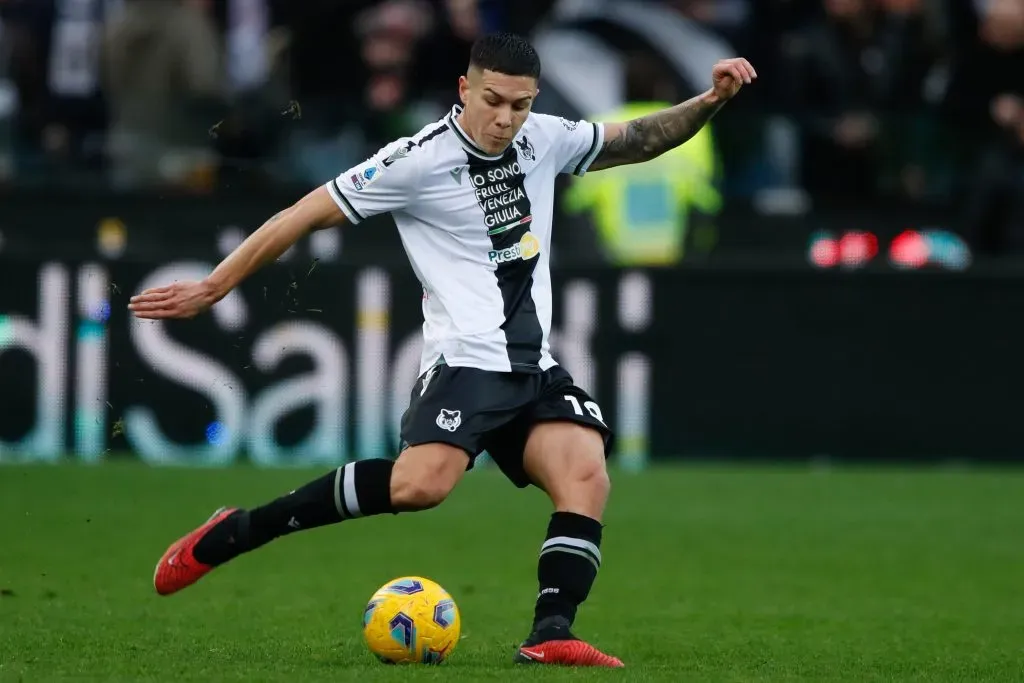 Nehuén Pérez se ha asentado como titular en el Udinese (Getty)