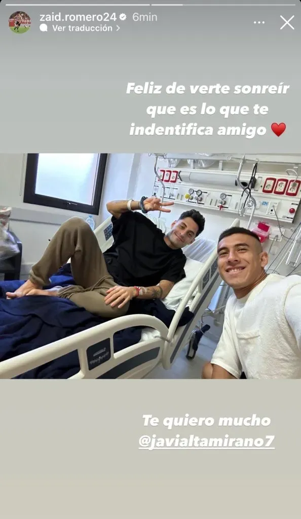 Zaid Romero, junto a Javier Altamirano (Instagram @zaid.romero24).