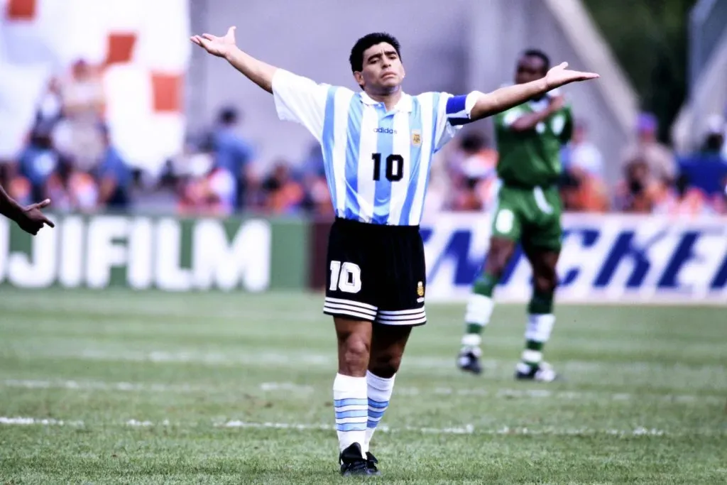 Diego Maradona jugó su último partido con la Selección ante Nigeria. (Foto: IMAGO / Laci Perenyi).