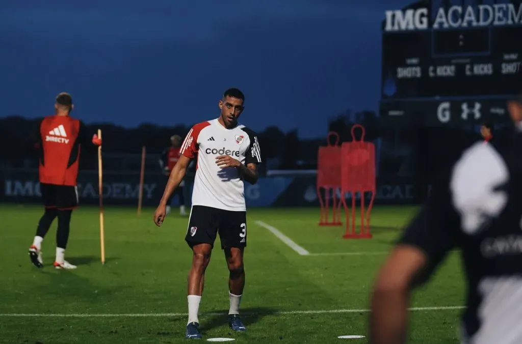 Ramiro Funes Mori sigue sin poder jugar. (Foto: Prensa River)