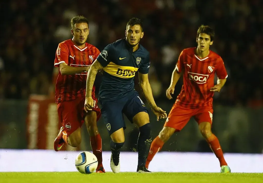 Castellani con la camiseta de Boca. (Foto: Imago)