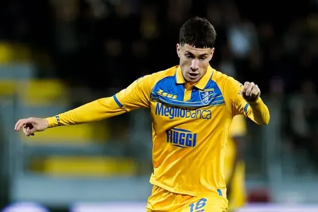 Matías Soulé es el goleador del Frosinone, pero se encuentra peleando el descenso en la Serie A. Imago