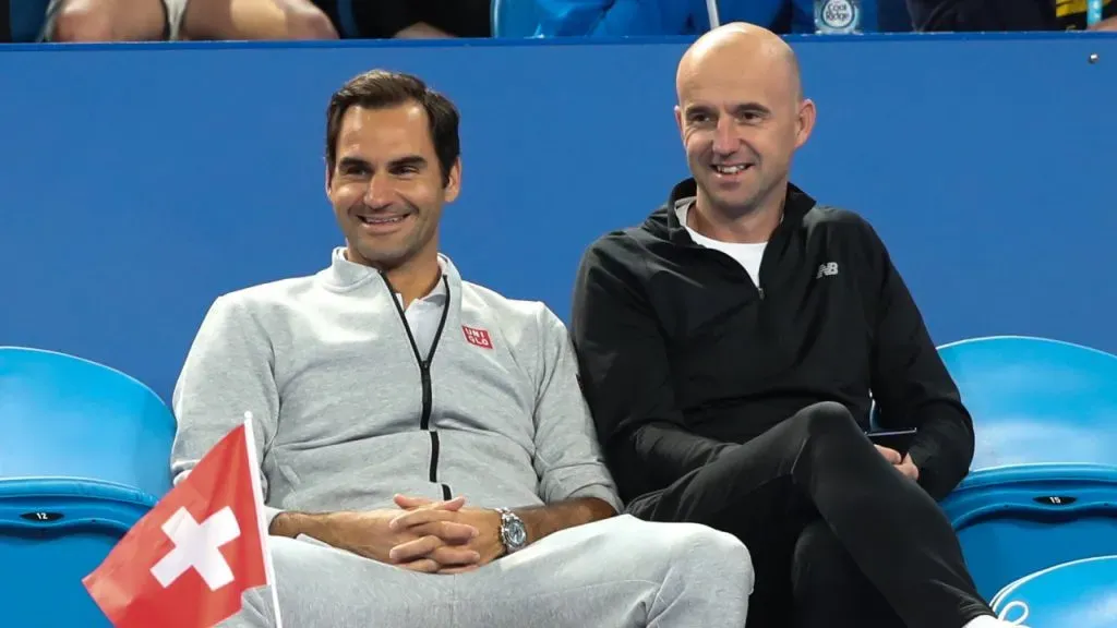 Ljubičić, cuando entrenaba a Federer en 2019 (IMAGO / Hasenkopf).