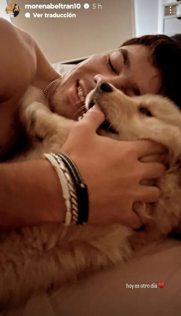 El segundo posteo de Morena Beltrán.