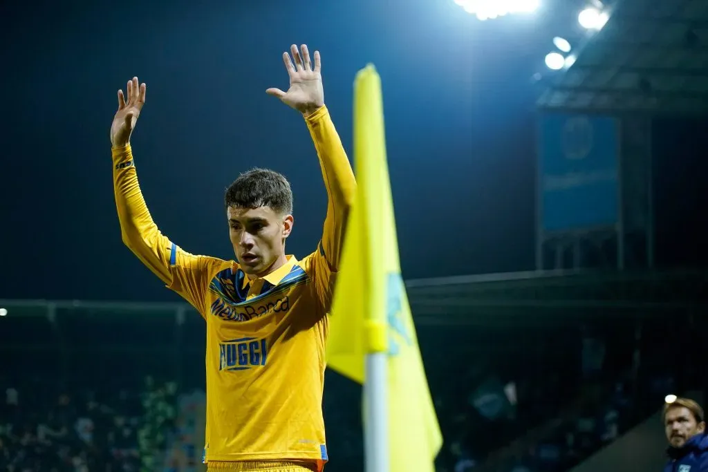 Matías Soulé, figura en la Serie A de Italia. (Foto: Getty)