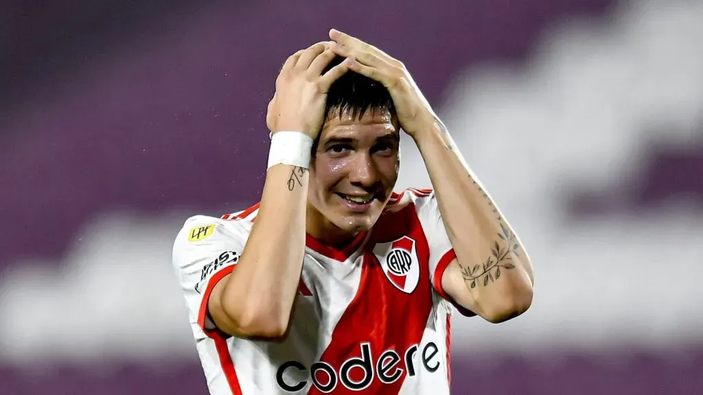 Mastantuono, la gran promesa de River. (Foto: Getty Images)