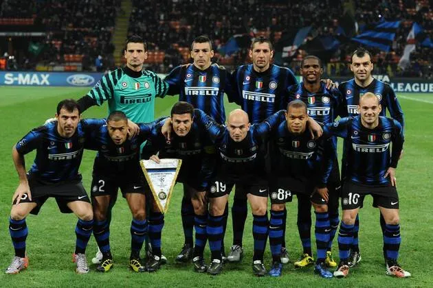 El Inter Milan que ganó la Champions League en 2011, con Materazzi como titular.