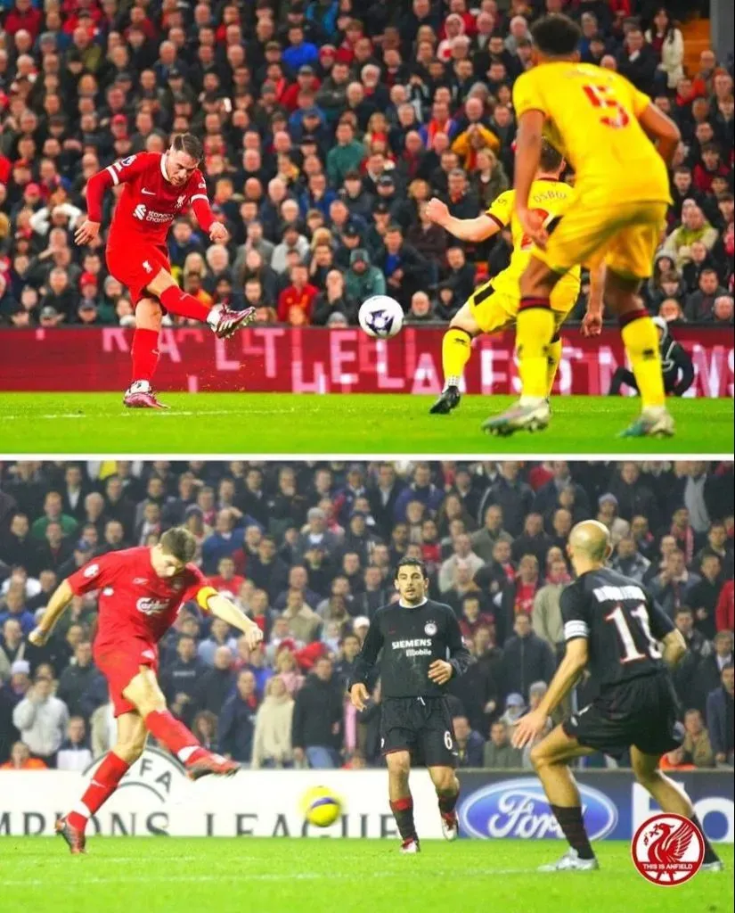 Como Gerrard contra Olympiakos, Alexis contra el Sheffield.