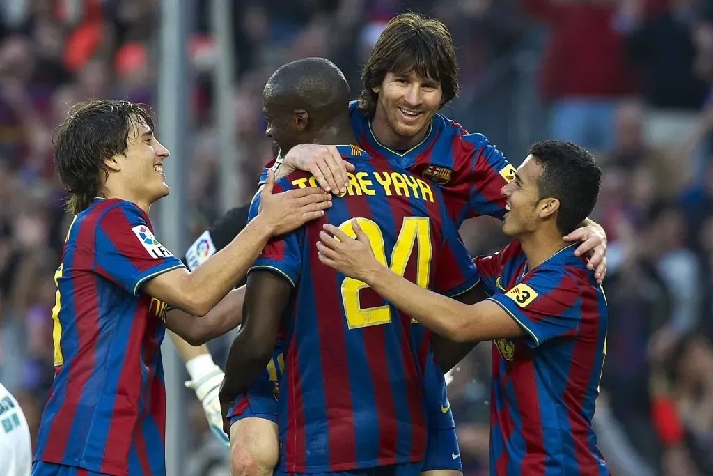 Yaya Touré destacó en el mejor Barcelona de la historia.