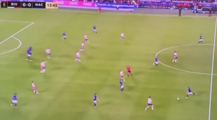 La insólita posición adelantada que le cobraron a Nacional.