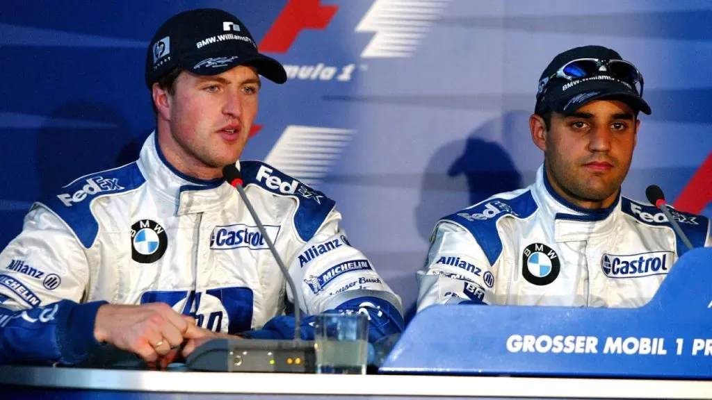 Ralf Schumacher y Juan Pablo Montoya, compañeros en BMW-Williams en 2003 (IMAGO / Motorsport Images).