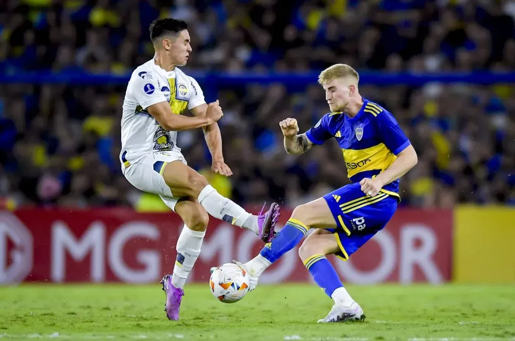 Valentini, colgado en Boca. (Getty)