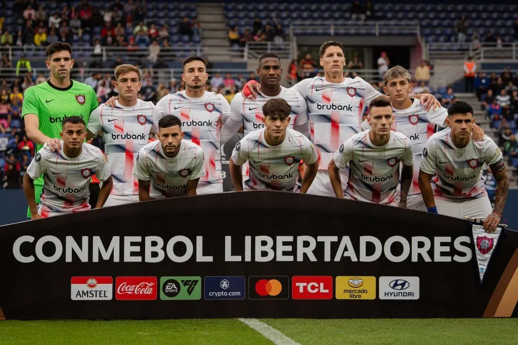 El once de San Lorenzo que cayó ante IDV. (Foto: Prensa San Lorenzo).