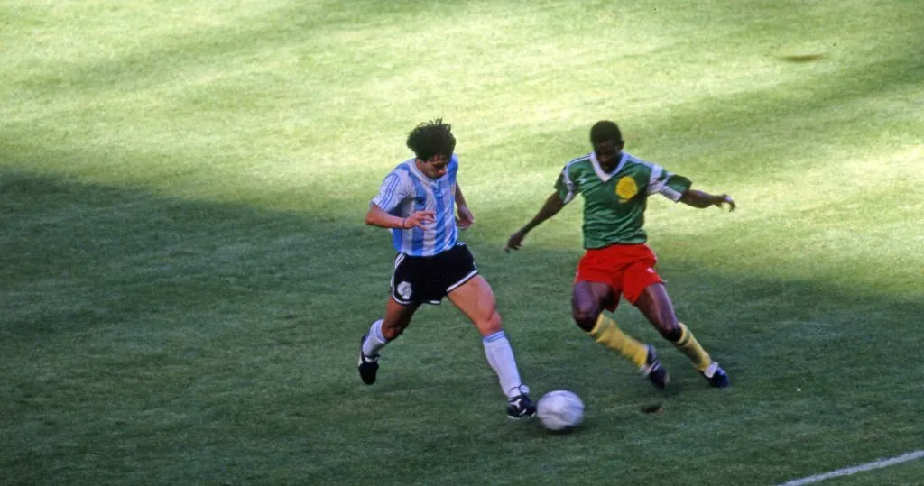 Pepe Basualdo en su debut mundialista ante Camerún. (Foto: IMAGO).