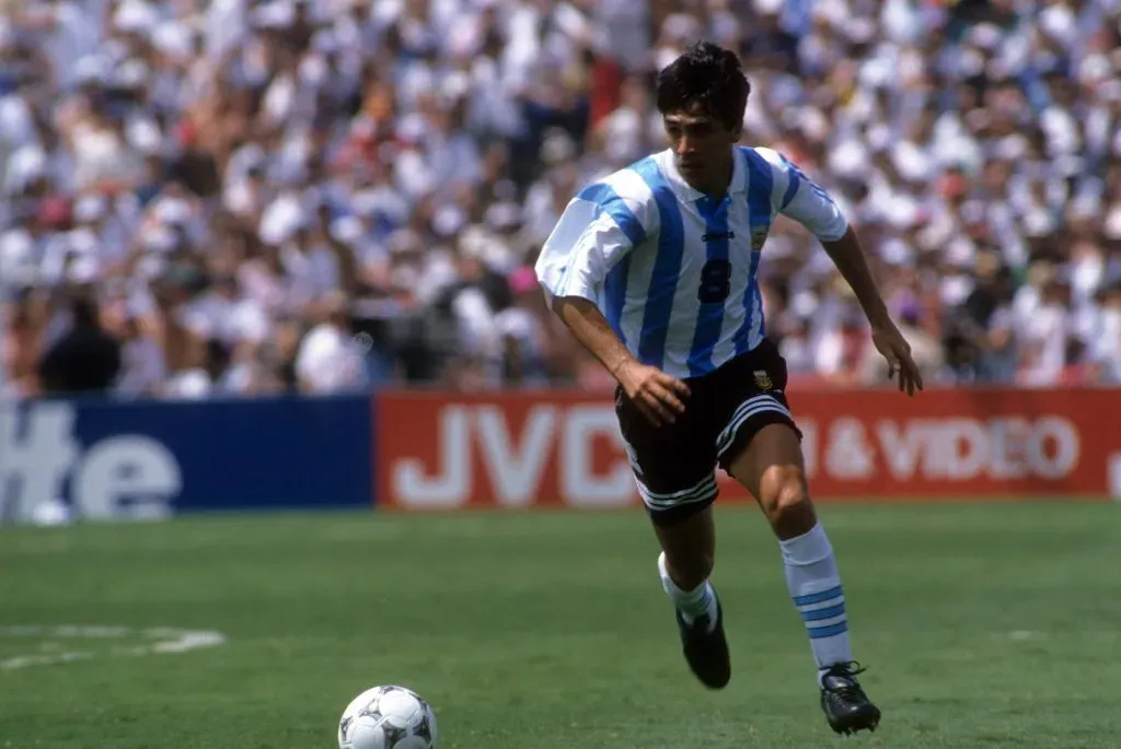 Pepe Basualdo jugó un solo partido en el Mundial 94 y fue contra Rumania en octavos de final. (Foto: IMAGO).