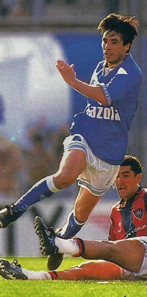 A comienzos de los 90, Basualdo llegó a Vélez.