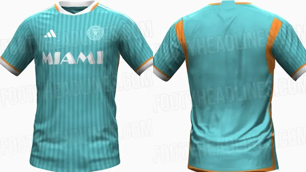 Así será la tercera camiseta de Inter Miami (Footy Headlines).
