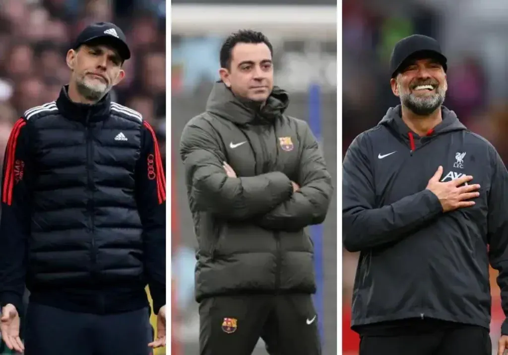 Klopp, Xavi y Tuchel dejarán sus cargos al finalizar la temporada.