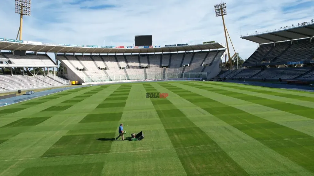 Imagen del campo de juego del estadio Mario Alberto Kempes (BOLAVIP).