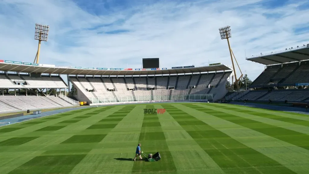 Imagen del campo de juego del estadio Mario Alberto Kempes (BOLAVIP).