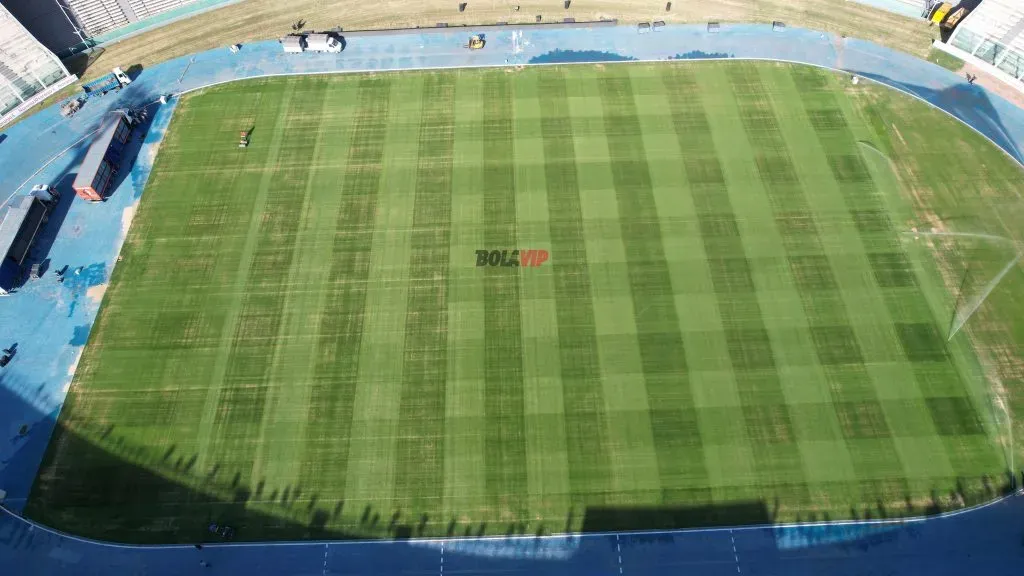 Imagen del campo de juego del estadio Mario Alberto Kempes (BOLAVIP).