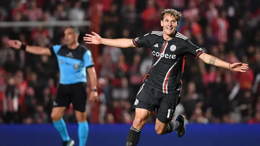 Facundo Colidio fue la gran figura de River ante Instituto (Getty Images).
