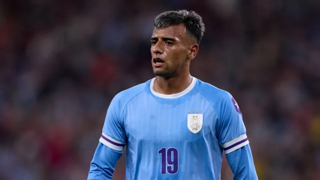 Luciano Rodríguez, en su paso por la Selección de Uruguay.