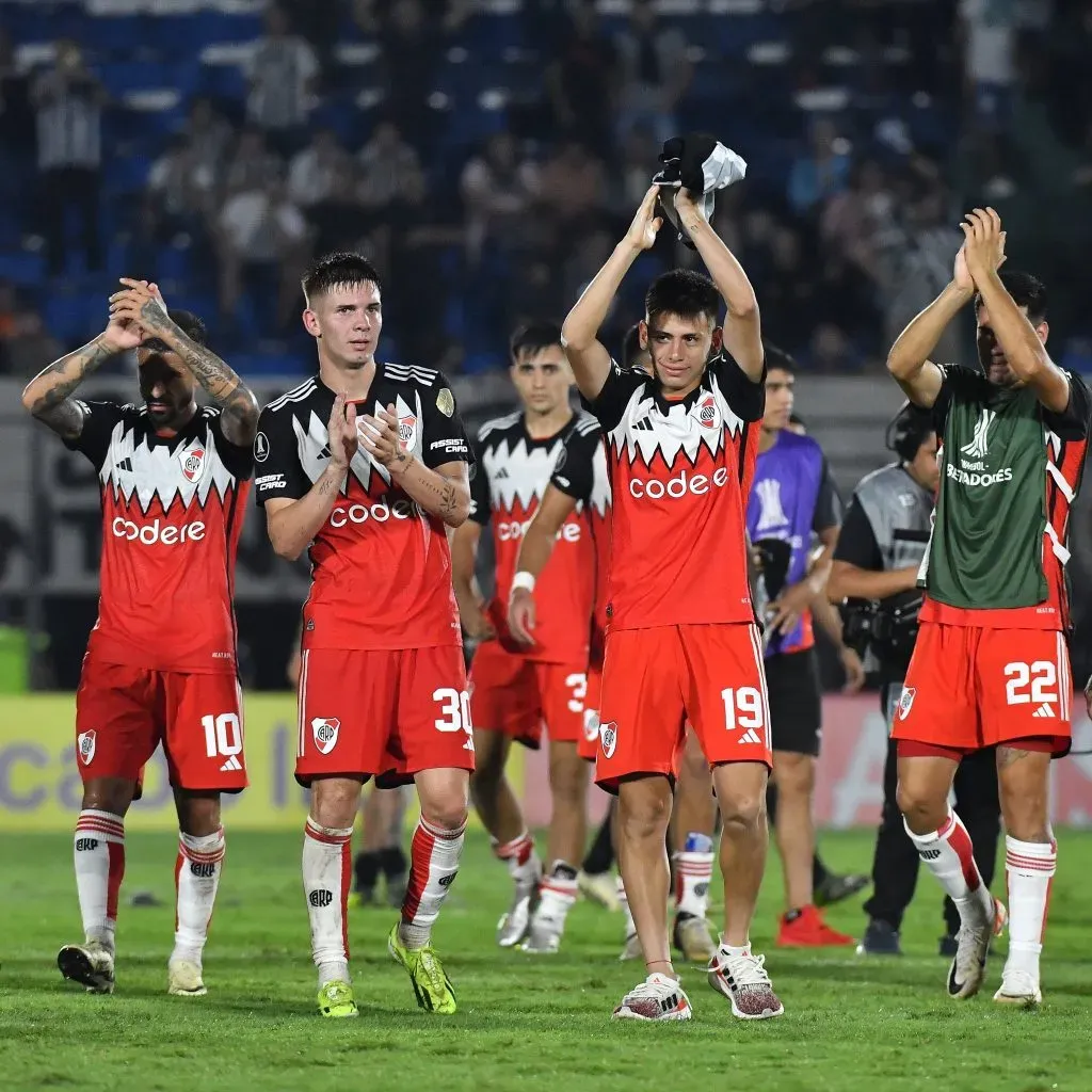Mastantuono se convirtió en el jugador más joven en marcar un gol con River en Copa Libertadores.