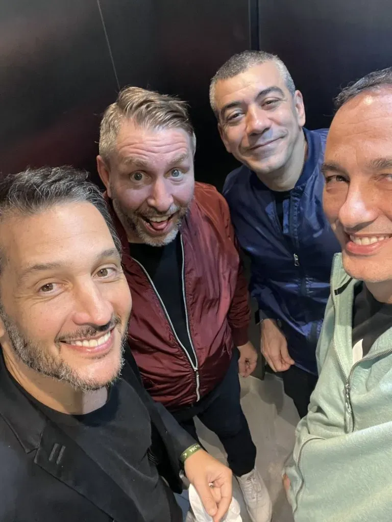 El plantel de Fútbol para Todos, en la previa de su regreso.