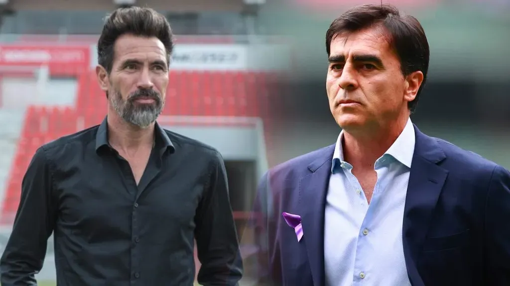 Eduardo Domínguez (izquierda) y Gustavo Quinteros (derecha), los entrenadores de la final.