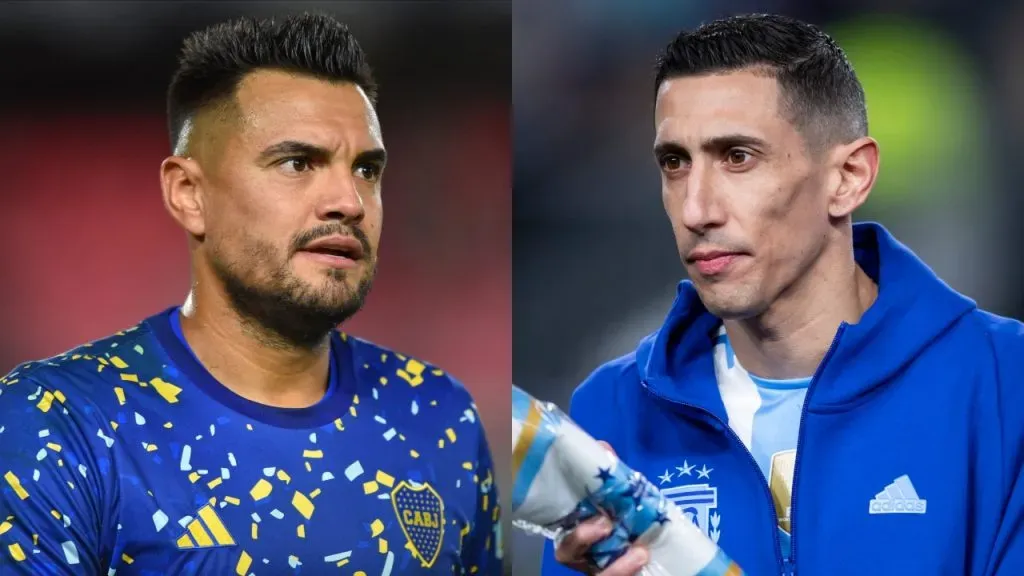 Sergio Romero y Ángel Di María, bajo el radar de Inter Miami (Getty Images).