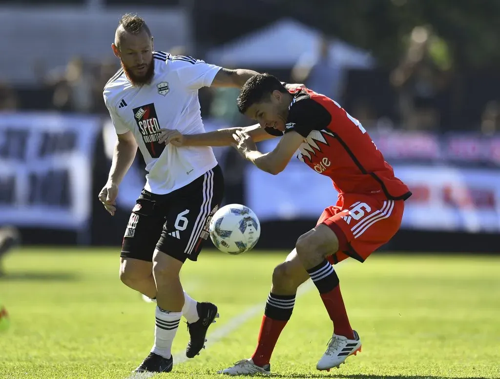 River visitó a Riestra en el Guillermo Laza por la Copa de la Liga 2024. (Foto: Getty).