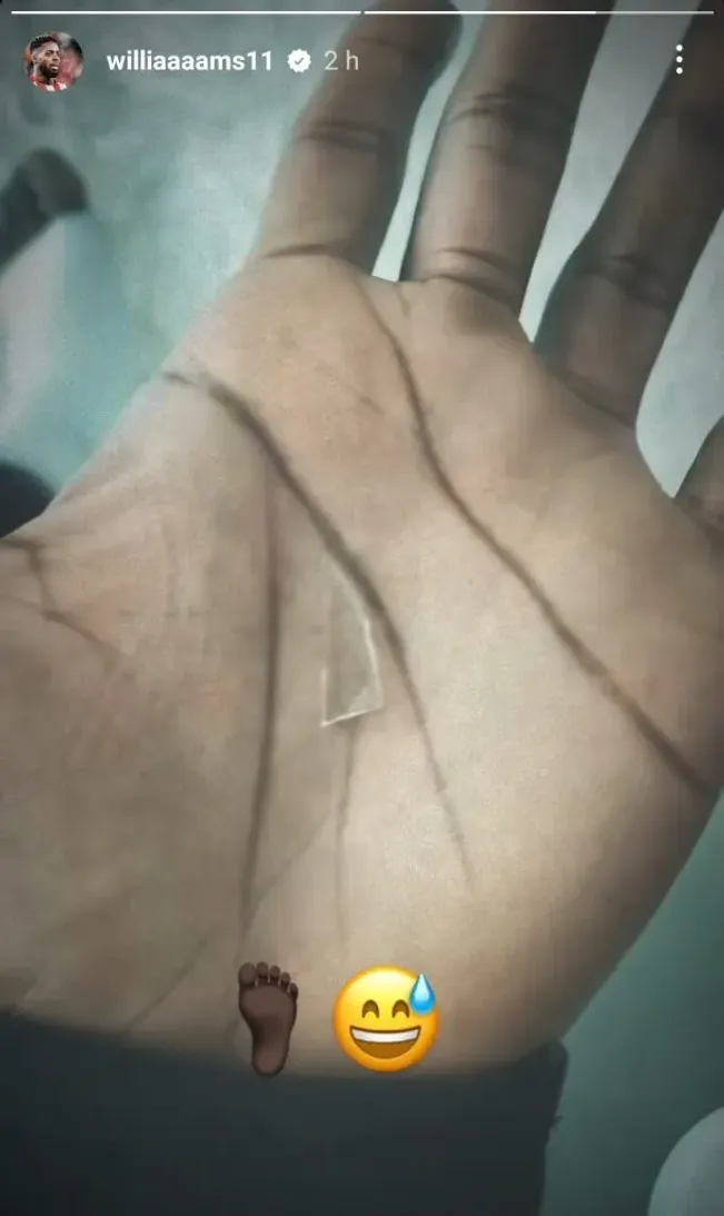 Iñaki Williams jugó dos años con una vidrio incrustado en su pie.