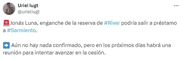 Posteo de Uriel Iugt.