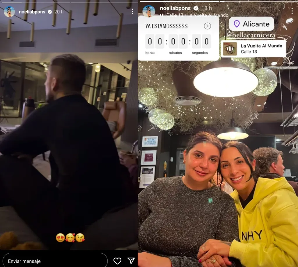 Los dos posteos de Noelia Pons, pareja de Benedetto, que despertaron polémica