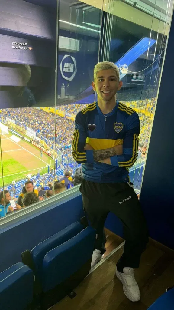 La historia de Julio Enciso, agradeciendo a Frank Fabra.