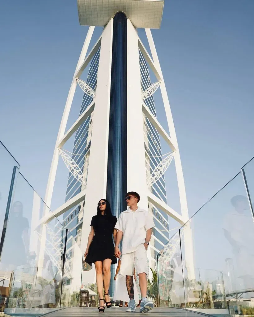 El Colo Barco y su novia disfrutan las vacaciones en Dubai (@colo.barco)