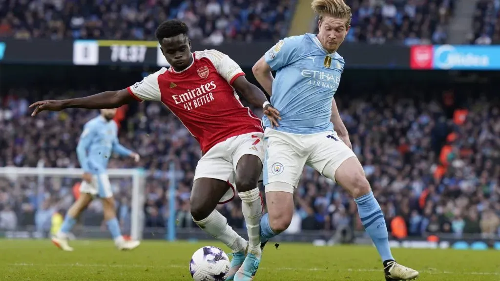 Bukayo Saka, uno de los ingleses de mejor presente.