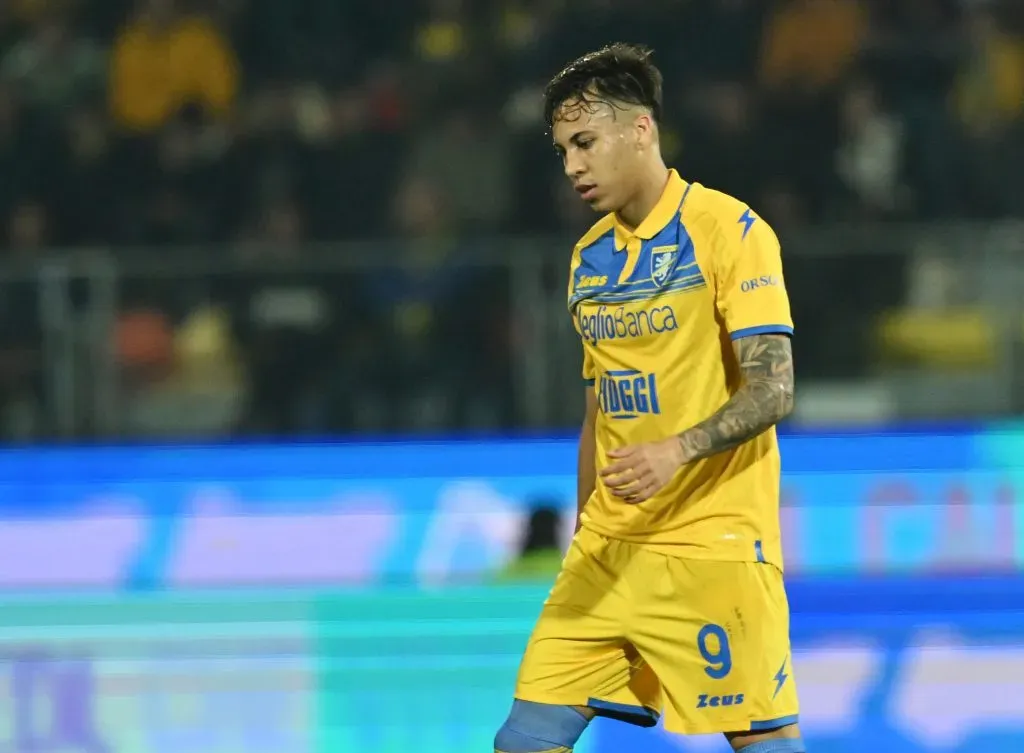 Cedido en Frosinone, Kaio Jorge sufrió el descenso a la Serie B.