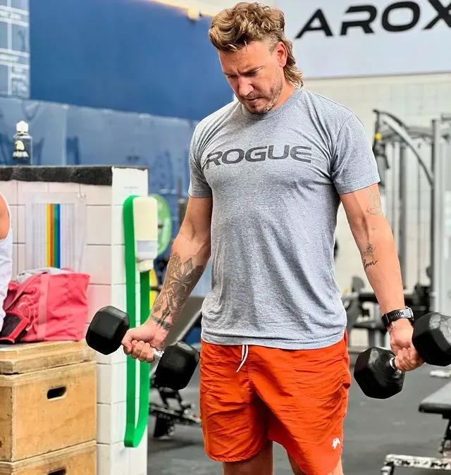 Nicklas Bendtner, en la actualidad (Instagram @bendtner).