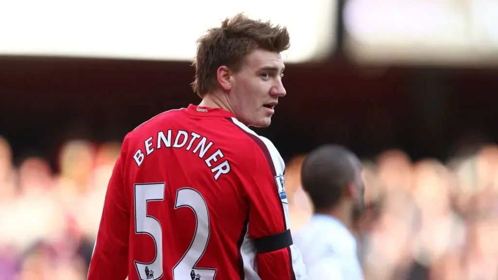 Niklas Bendtner, delantero de Arsenal en 2010 (IMAGO / Paul Marriott).