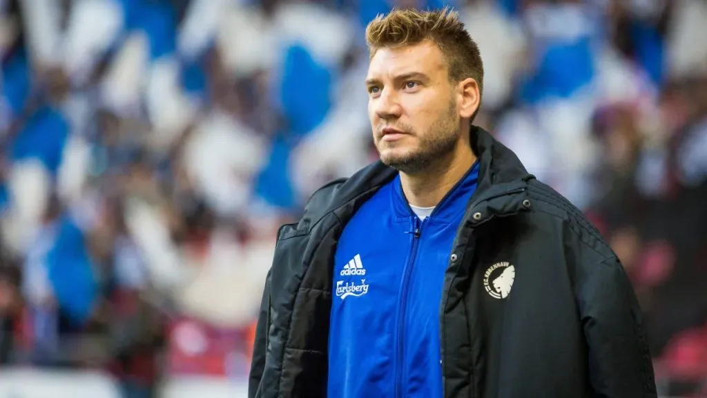 Bendtner se retiró en 2020 en el Copenhague (IMAGO / Gonzales Photo).