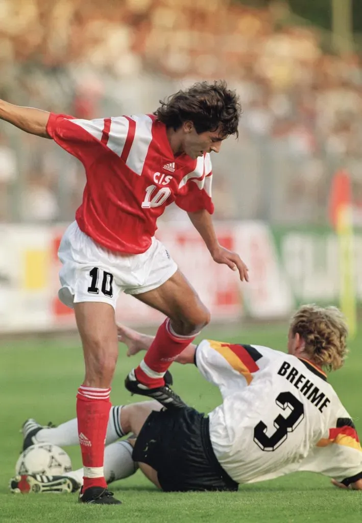 Igor Dobrovolski, autor del único gol ante Alemania. (Foto: Getty).