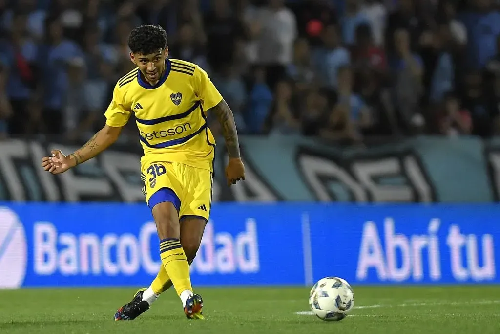 Cristian Medina en acción.